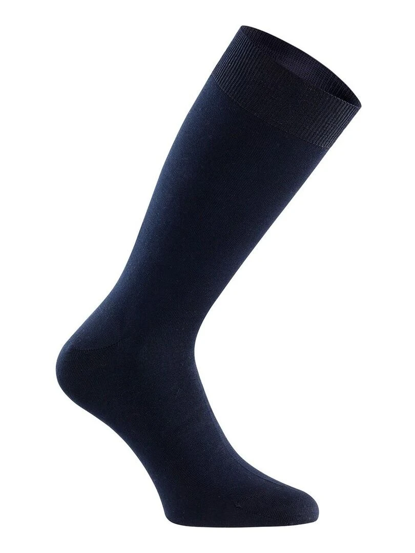 Impetus Chaussettes mi hautes en fil d'Ecosse Bleu
