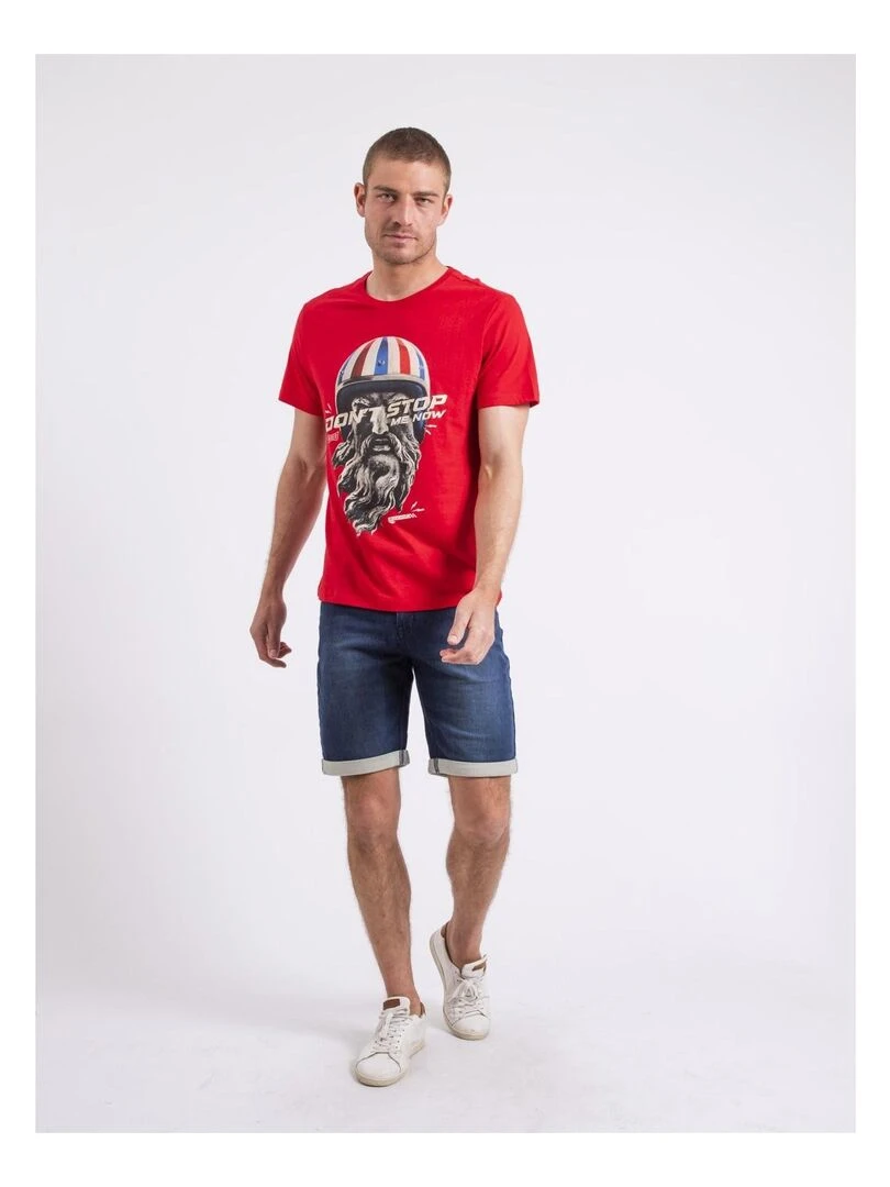 T shirt col rond NALUBAD   Rouge