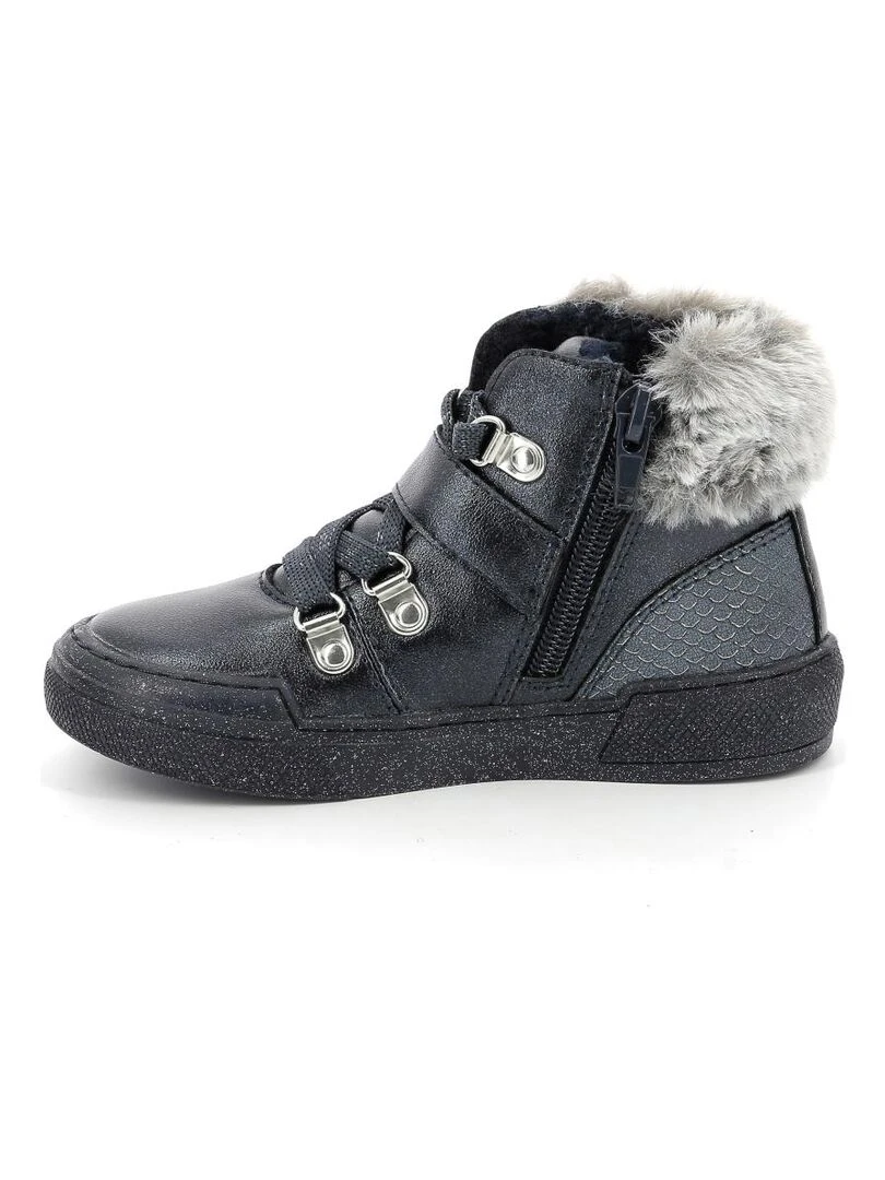 Boots Synthetique Arisnow   Bleu marine