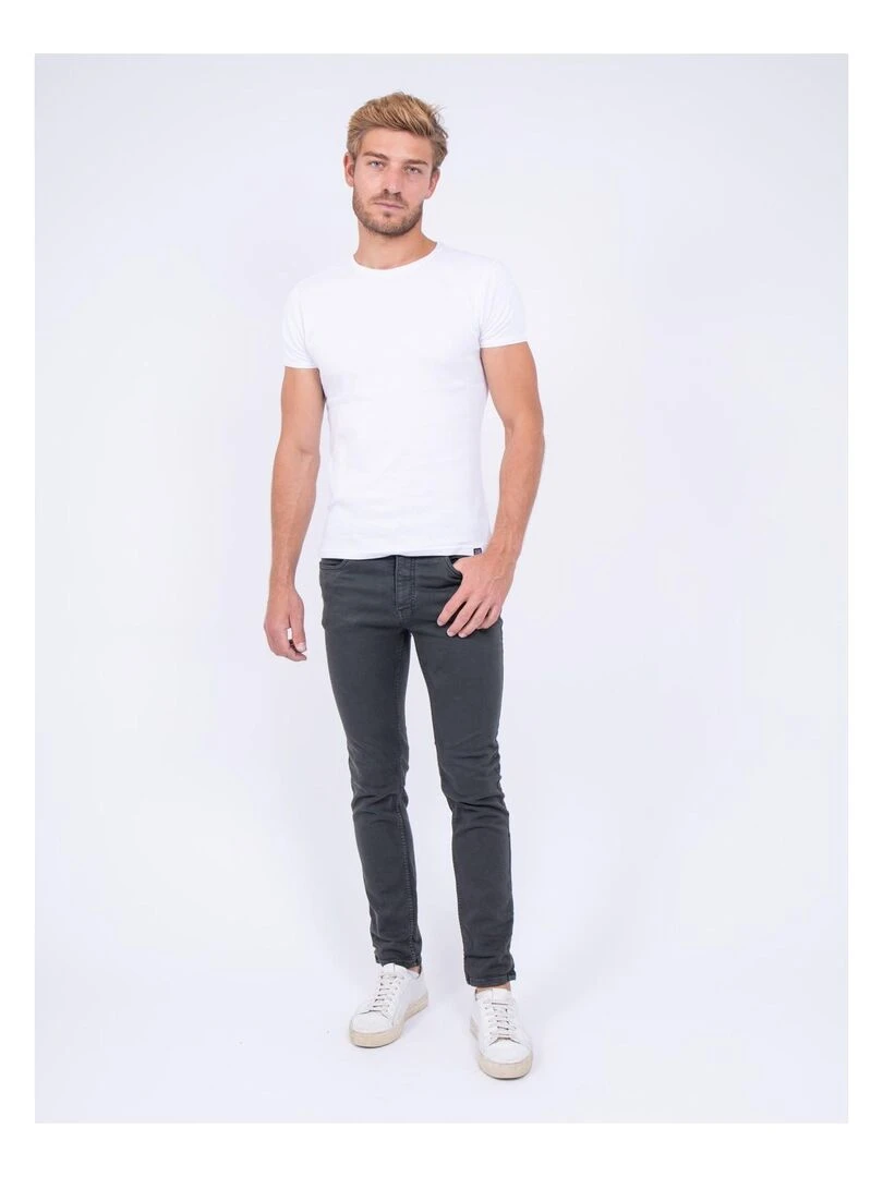 Pantalon 5 poches VAAS   Gris foncé