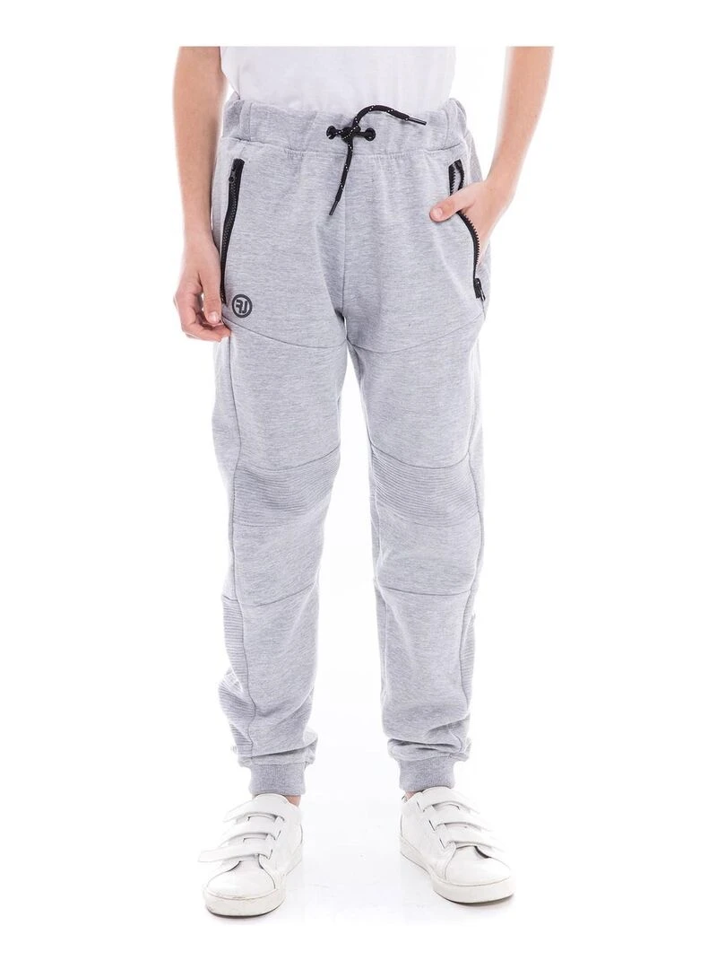 Pantalon jogging slim CALICOON J Gris clair