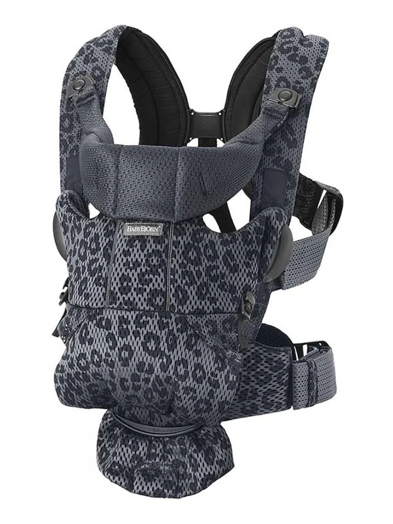 Porte bébé Move Anthracite/Léopard en Mesh 3D Gris