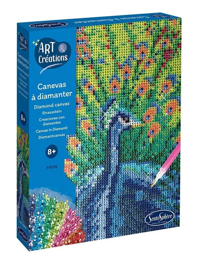 Canevas à diamanter   Paon   N/A