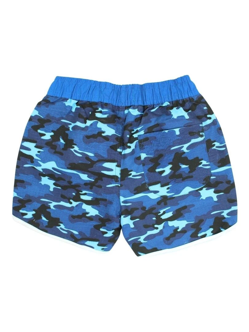 Nasa Short De Bain garçon imprimé logo Bleu