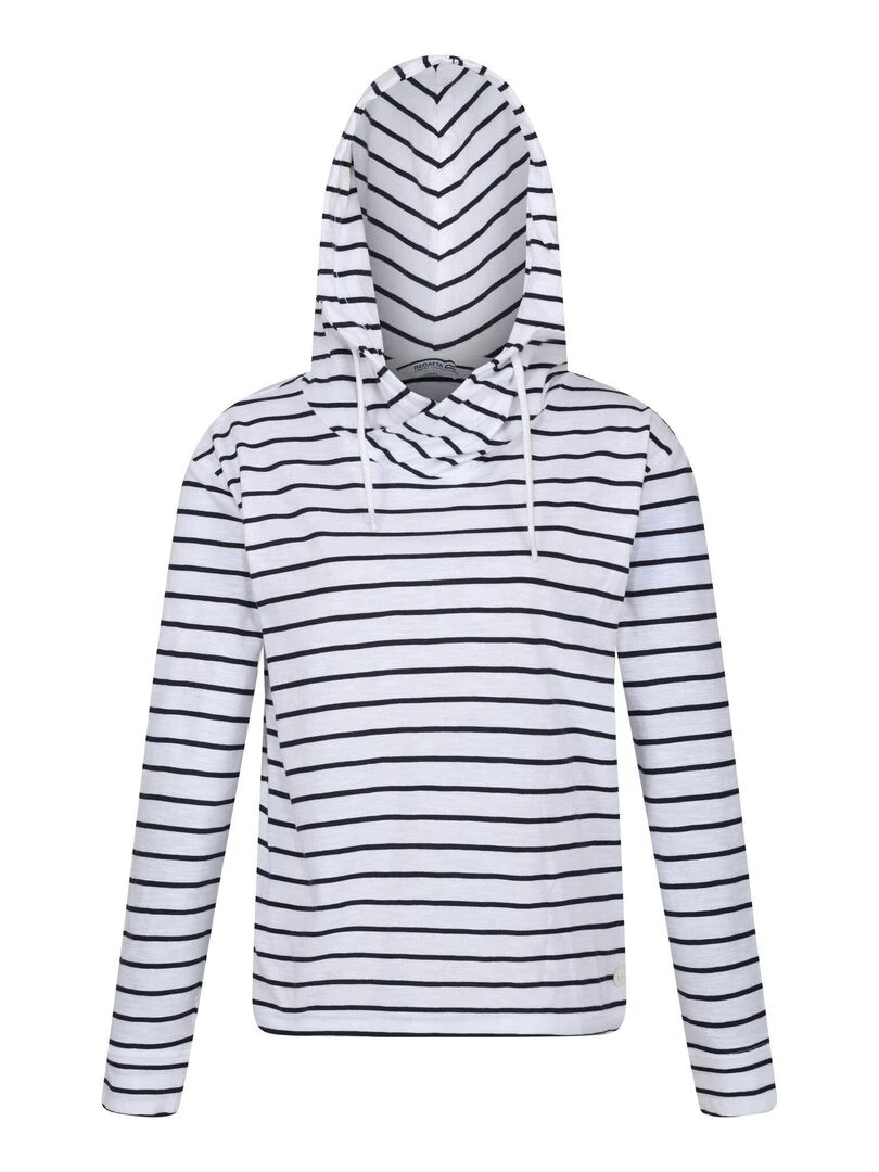 Regatta   Sweat à capuche MONSAL   Blanc Bleu