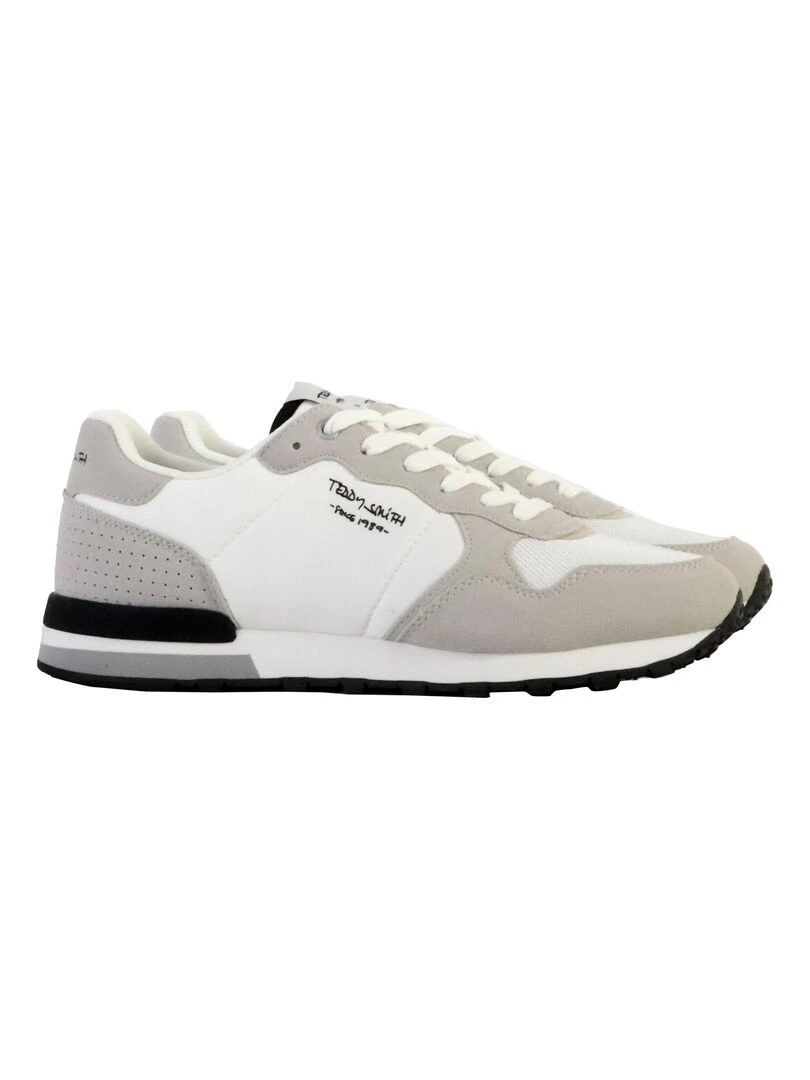 Basket à Lacets Teddy Smith   Blanc