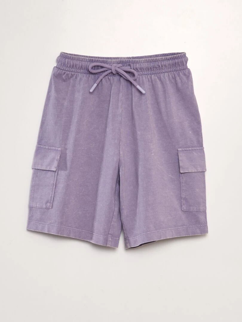 Short avec poches sur les côtés Violet