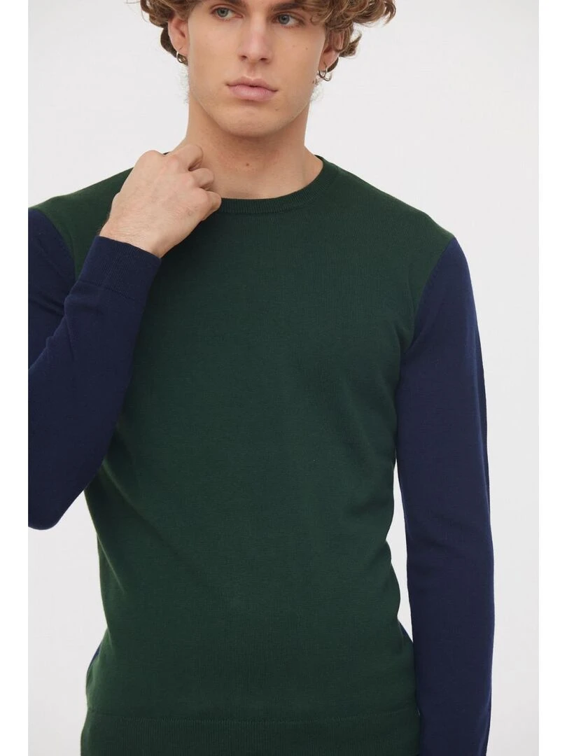 Lee Cooper   Pull manches longues polyester regular CARAIS   Vert