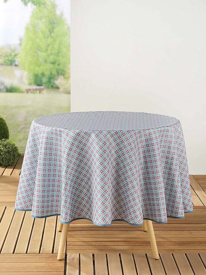 Nappe ronde Havana   Vert jade