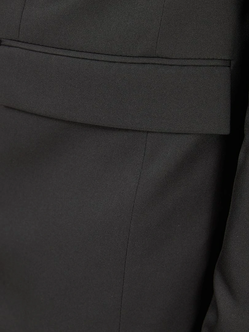 Veste de costume regular en twill   noir
