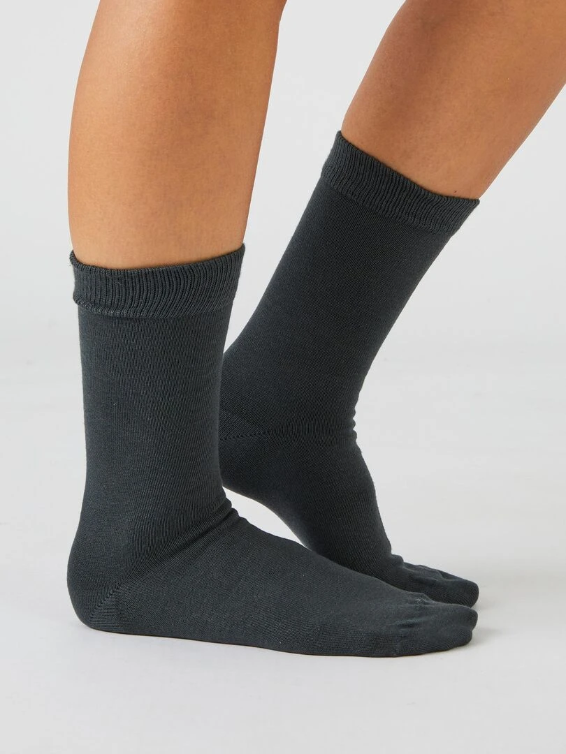 Chaussettes polaire Thermolactyl. Damart gris anthracite