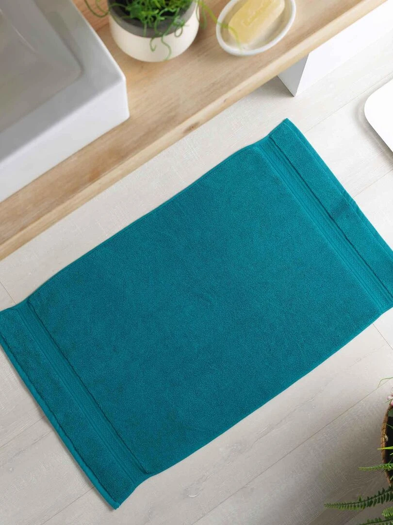 Tapis de bain éponge Collection Colors Vert émeraude