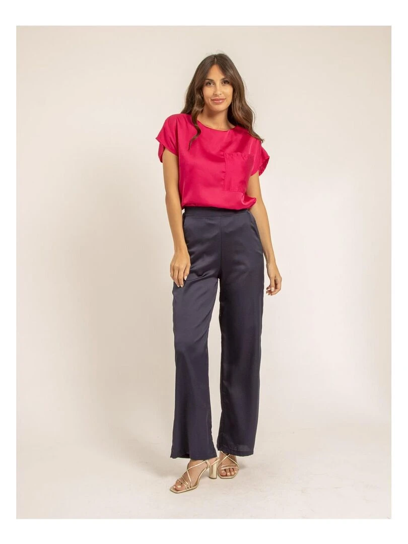 Pantalon fluide EDUARDA Noir