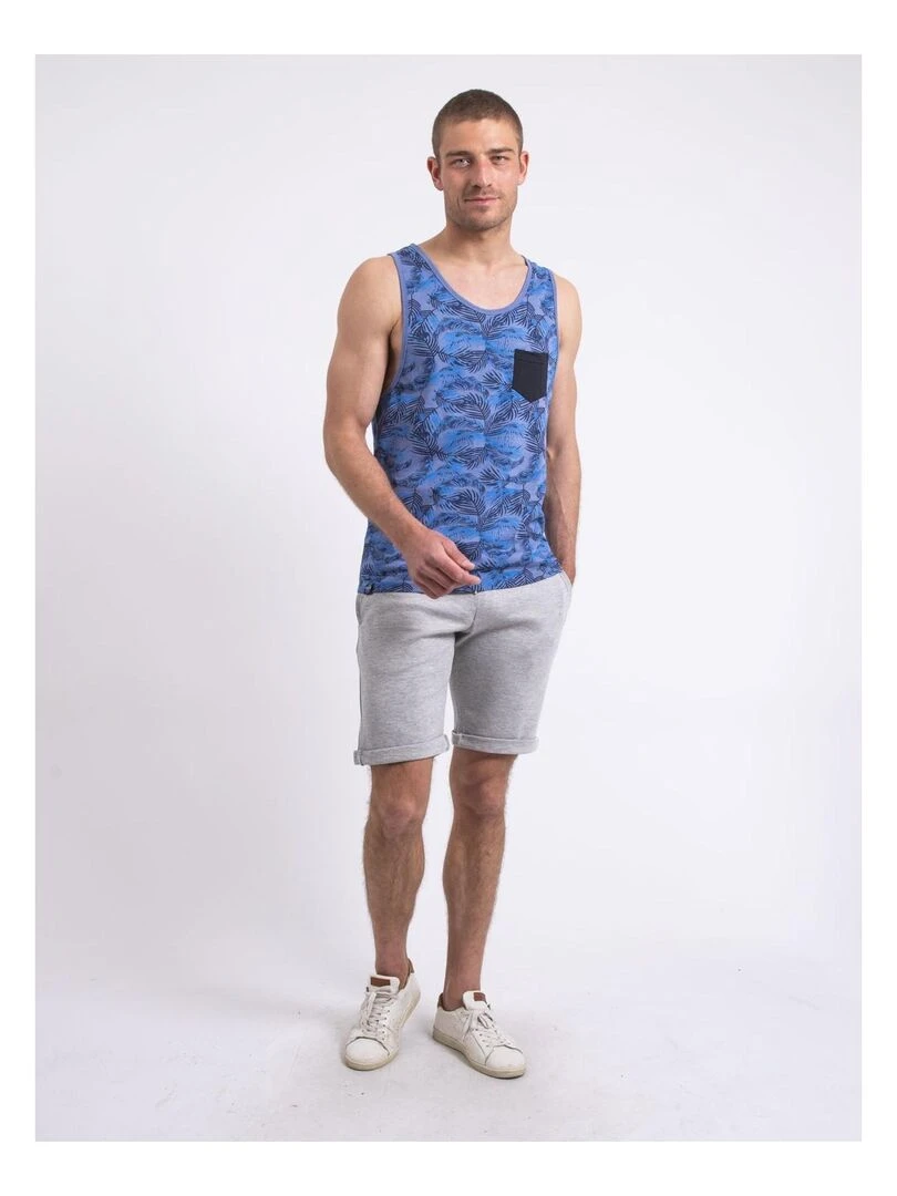 Débardeur col rond NALONG   Bleu