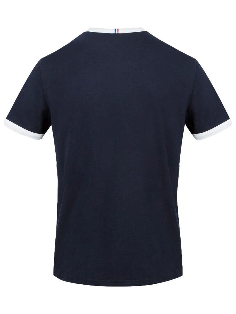 T shirt Le Coq Sportif ESS Tee SS N°4 M Bleu marine