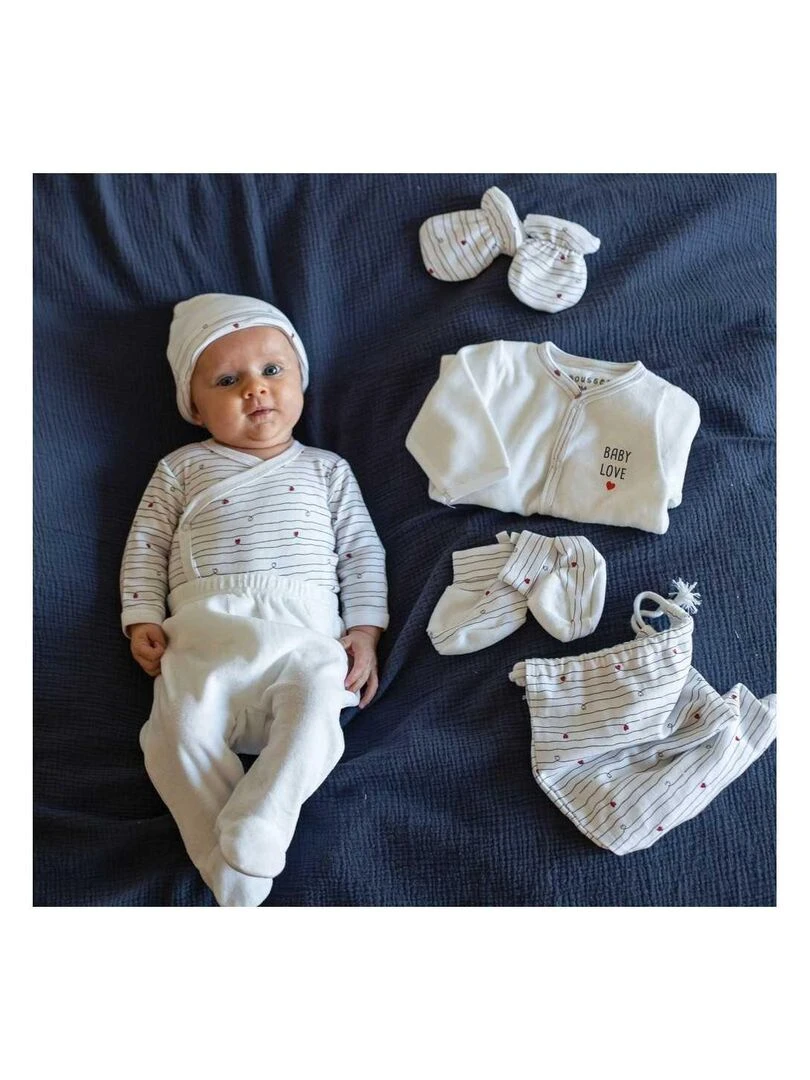 Kit naissance modèle Baby Love Blanc