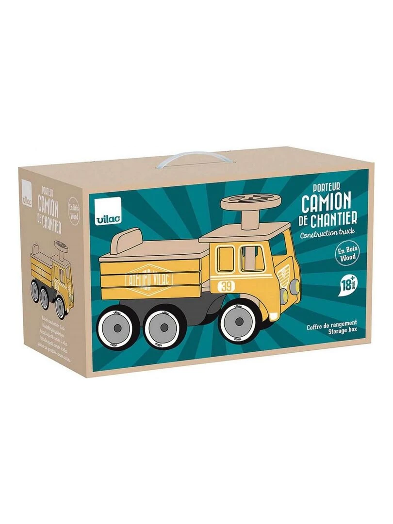 Porteur camion de chantier en bois   N/A
