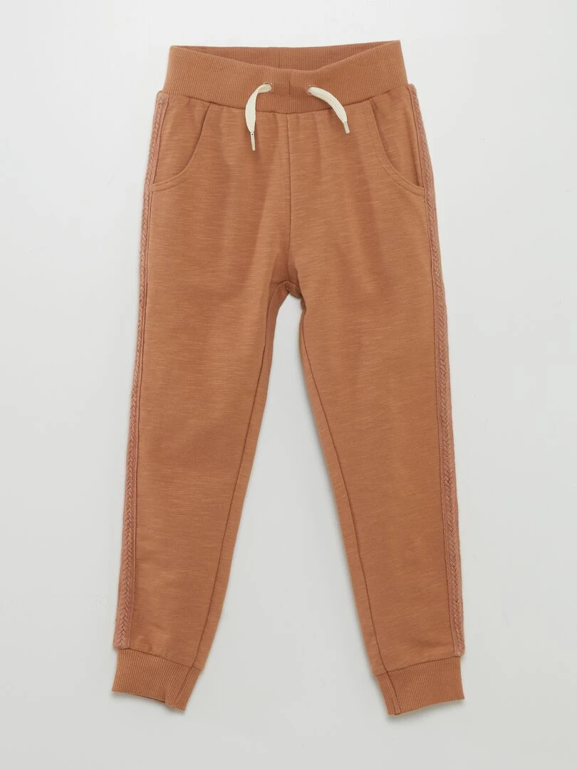 Jogging en molleton ORANGE