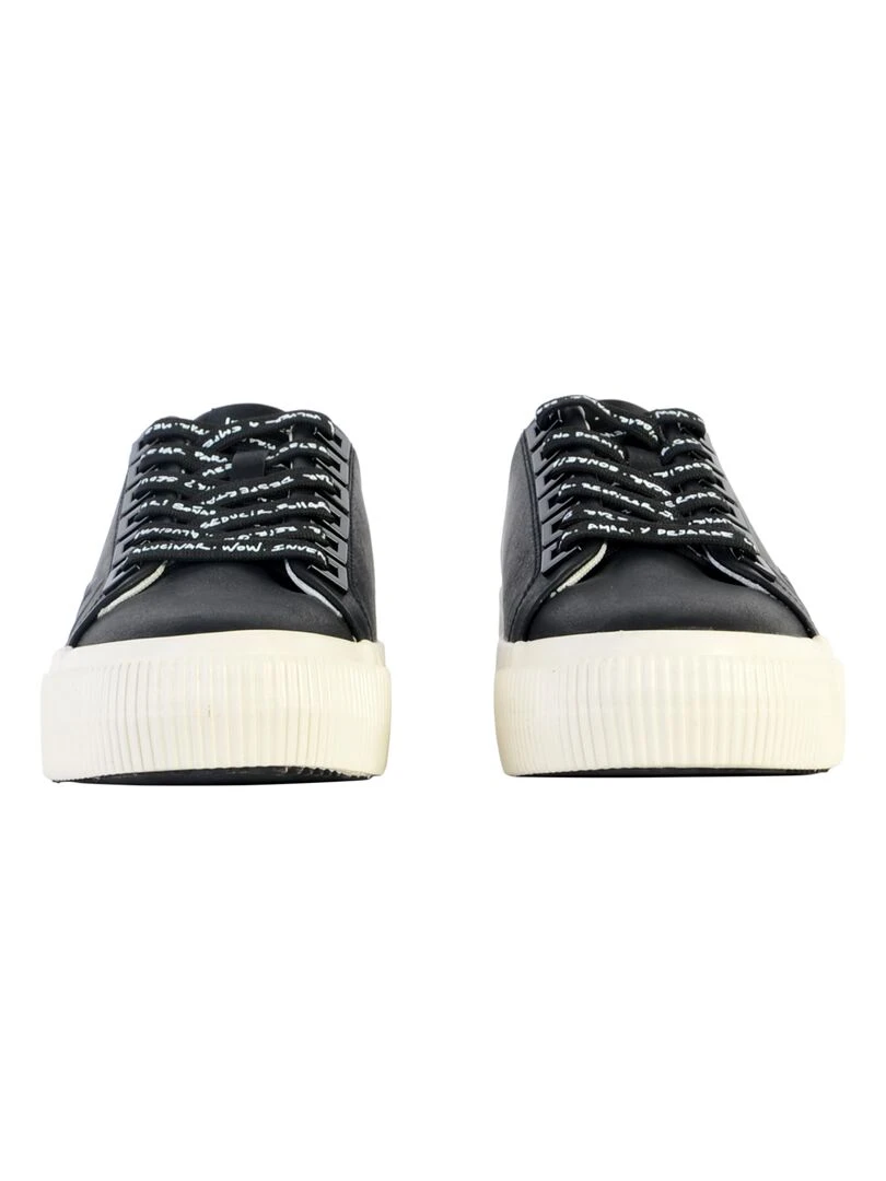 Basket à Lacets Desigual Street Half Logo   Noir