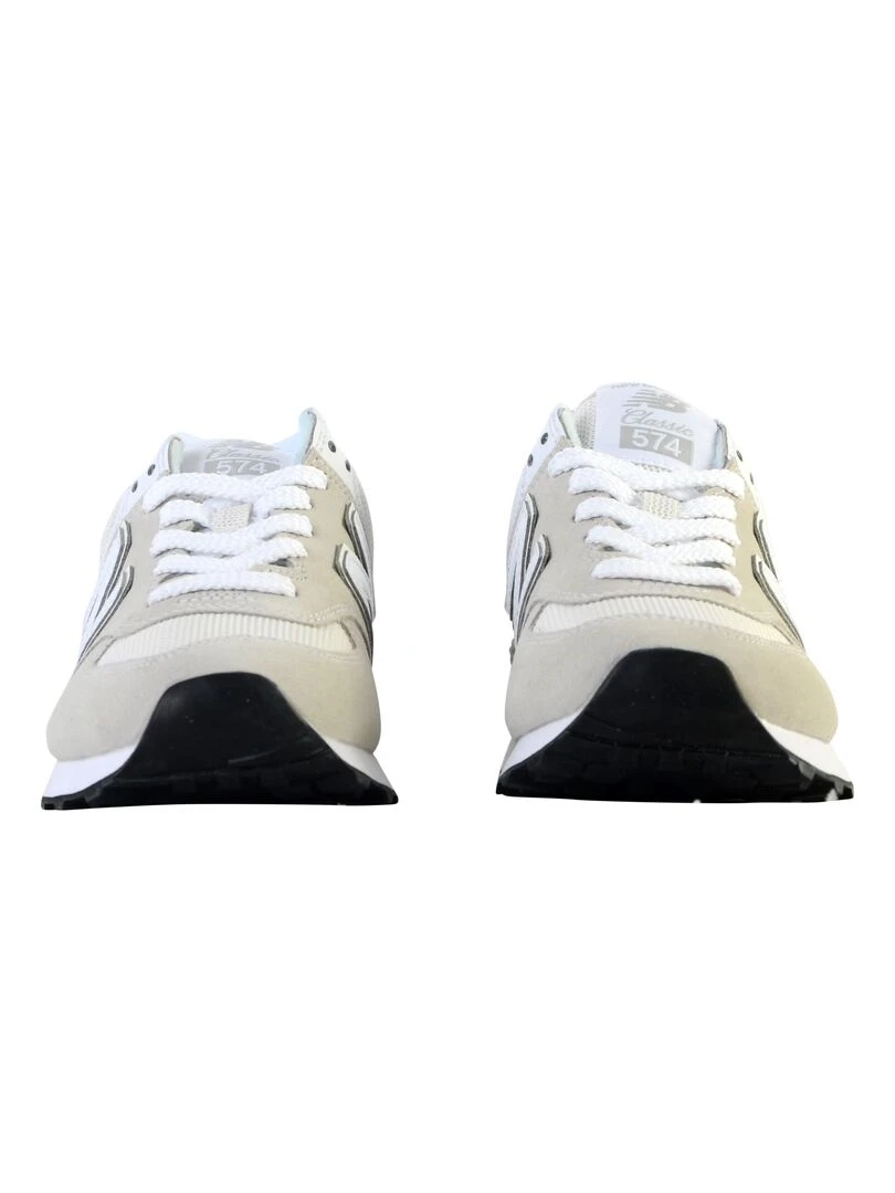 Basket Cuir New Balance 574 *   Gris