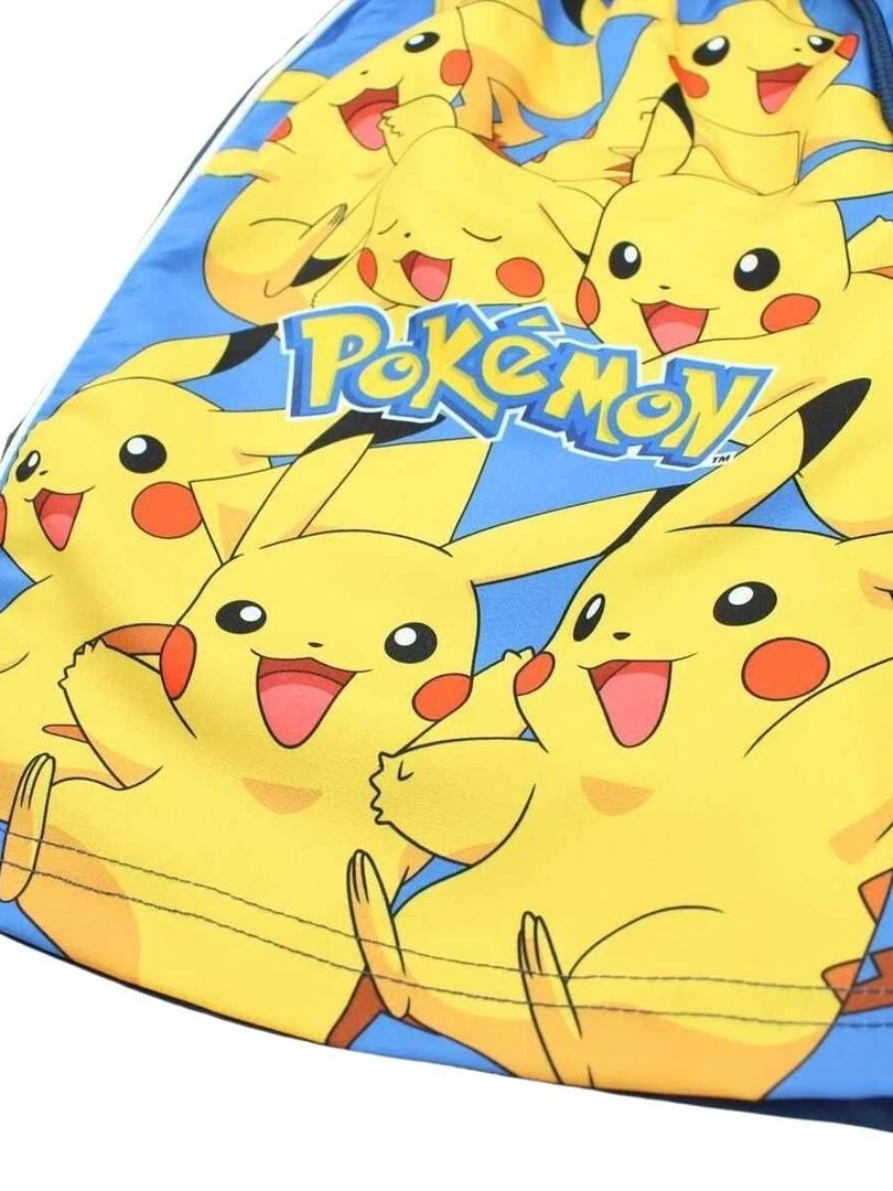 Pokemon   Short De Bain garçon imprimé Pokemon   Bleu