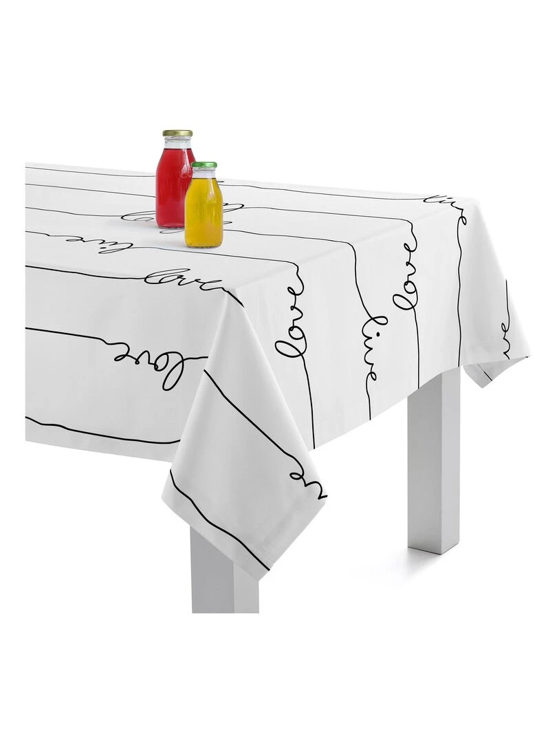 Nappe Live "Happyfriday" Blanc