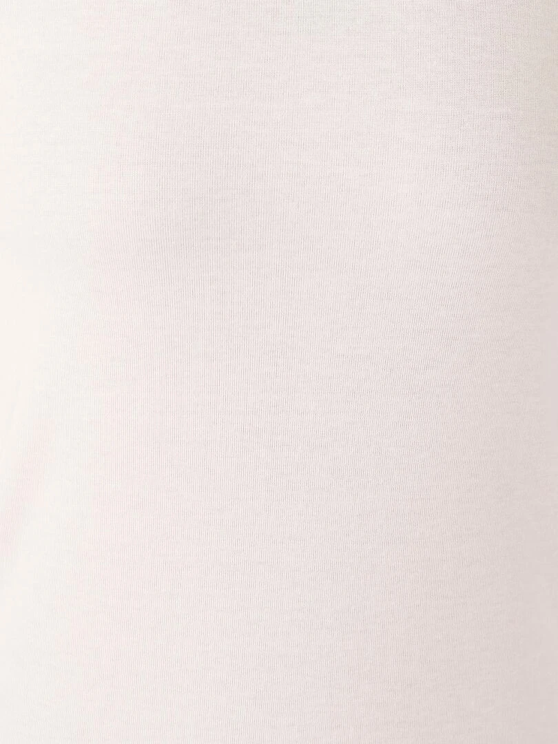 T shirt fine côte Thermolactyl Sensitive  encolure dégagée   Damart   Rose pâle