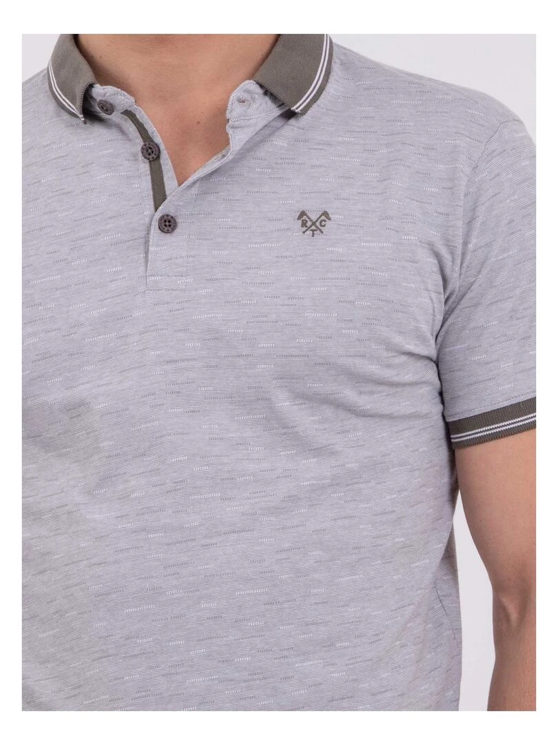 Polo manches courtes pur coton PIVOLI   Kaki