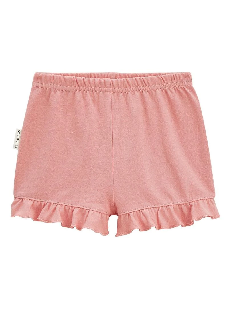Pyjama enfant manches courtes Sumba   Rose