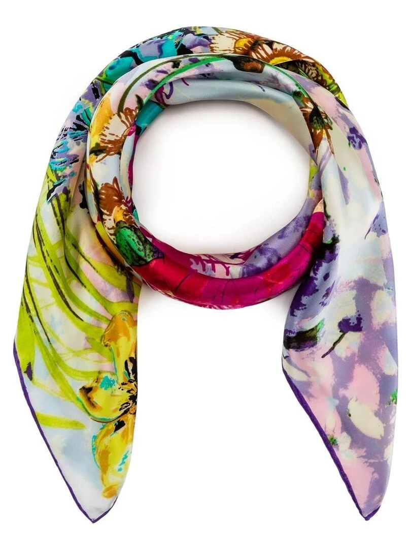 Carré de soie Premium Bukiet Multicolore