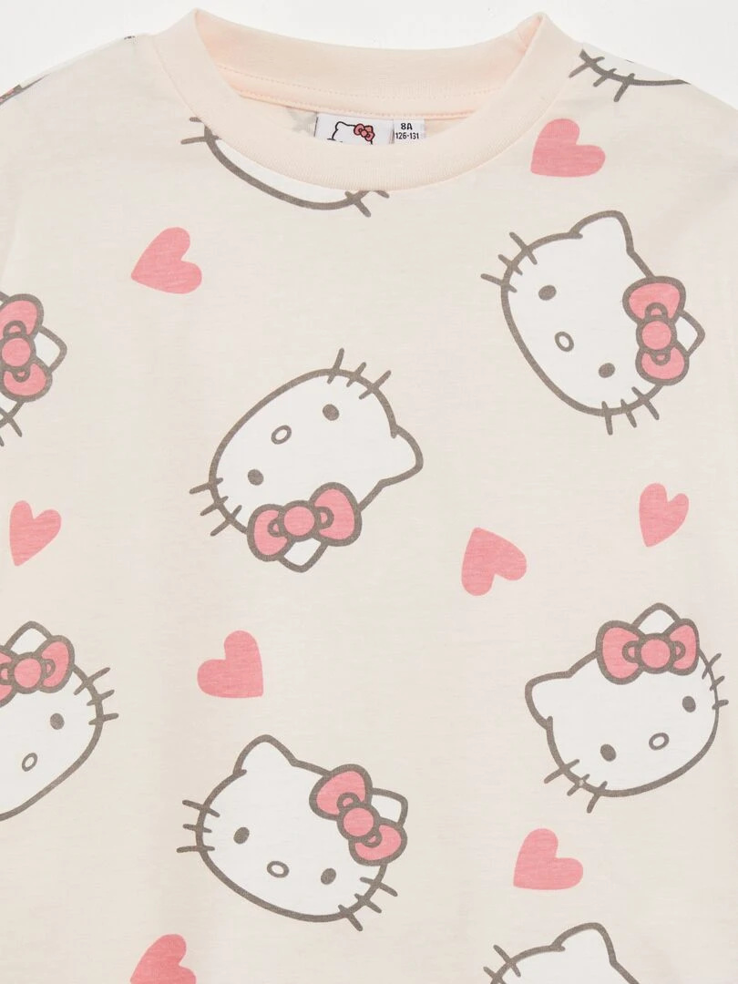 T shirt 'Hello Kitty' Rose