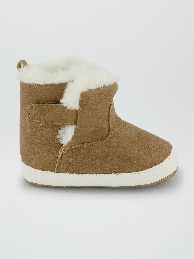 Bottines fourrées Beige