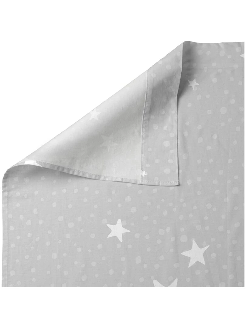 Parure de lit 2 pièces Little star Berceau "Happyfriday"   Gris