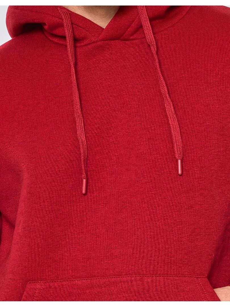 Sweat à capuche Kebello   Bordeaux