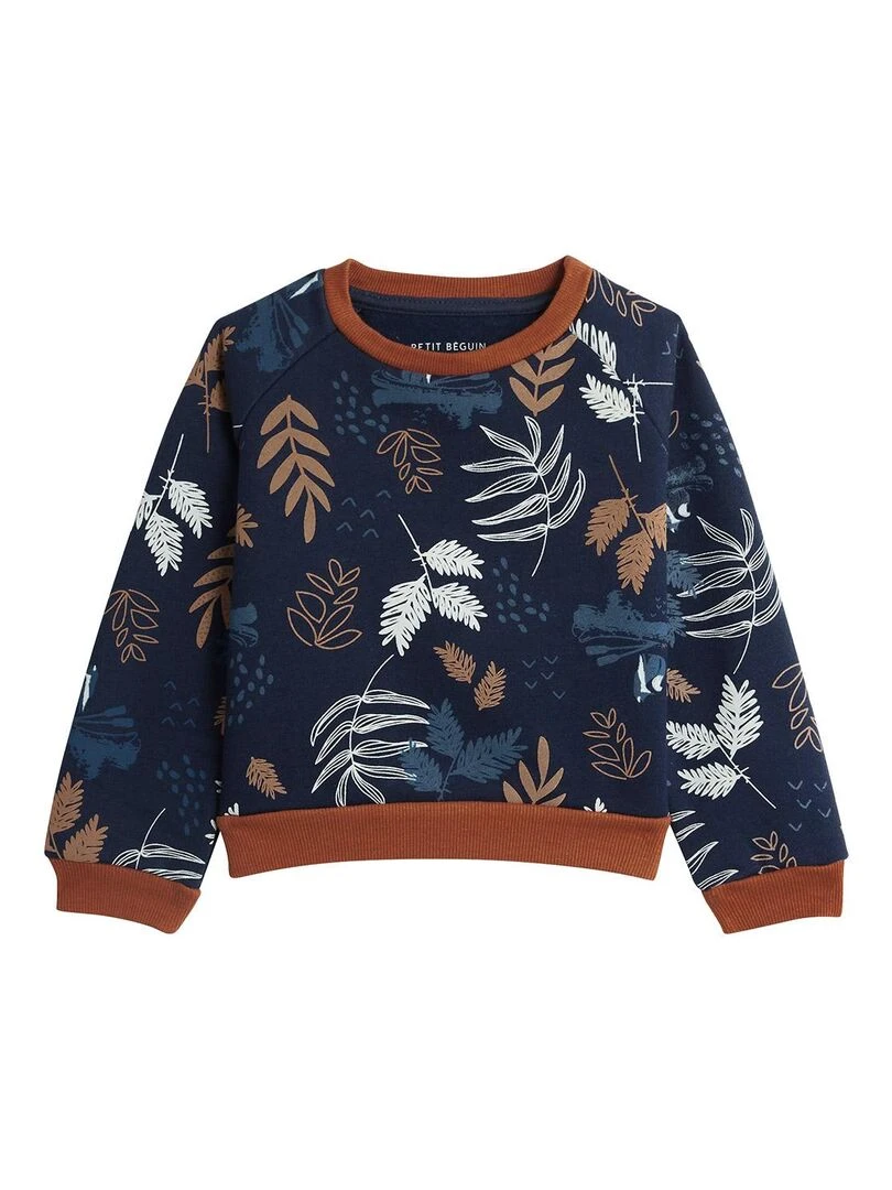 Sweat shirt en molleton garçon Colorado Bleu