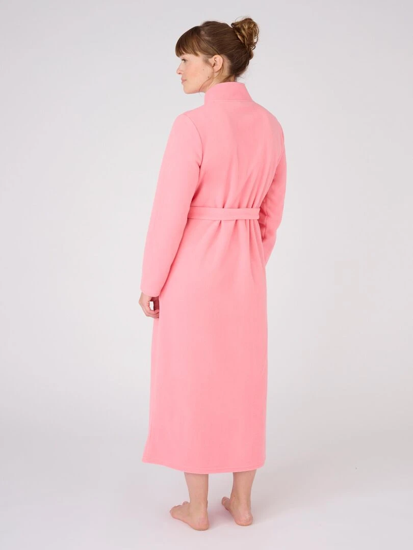 Robe de chambre longue en micropolaire Thermolactyl   Damart   Rose fushia