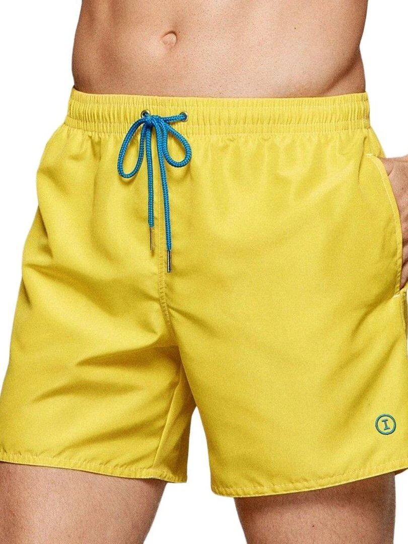 Maillot de bain short à séchage rapide Kiribati Jaune