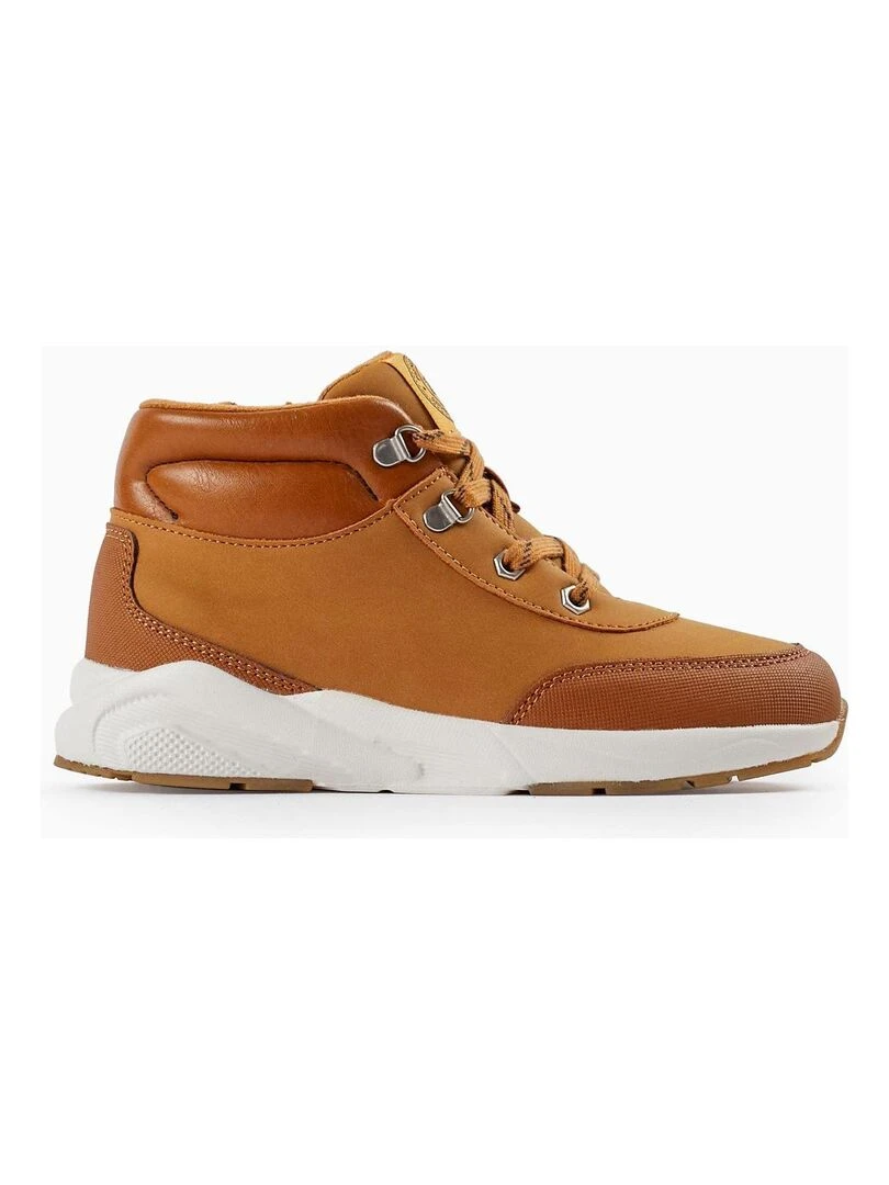 Bottes de Montagne Cardées pour Garçon LITERATURE CLUB Beige foncé