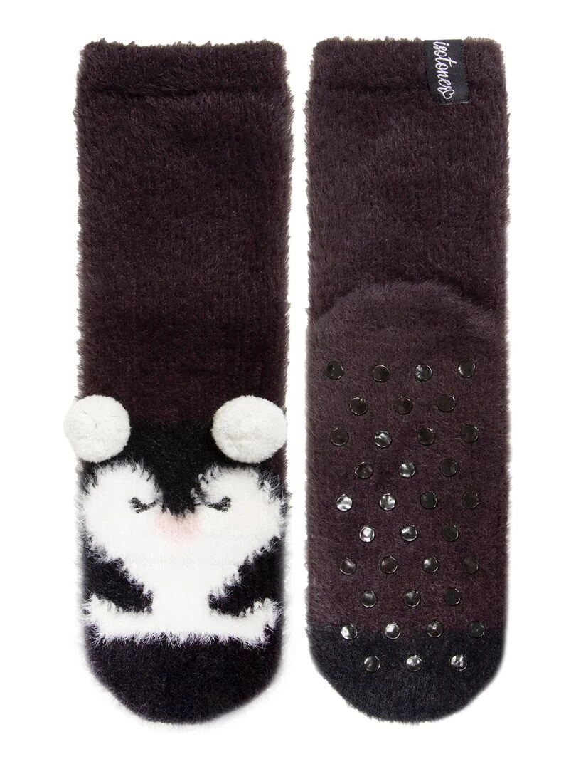 Chaussettes Femme Pingouin Noir