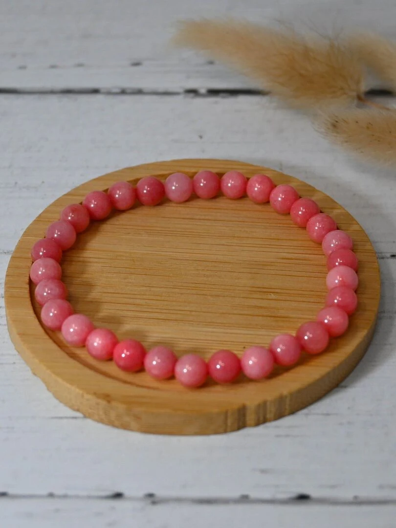 Bracelet Adulte Quartz Rose Rose