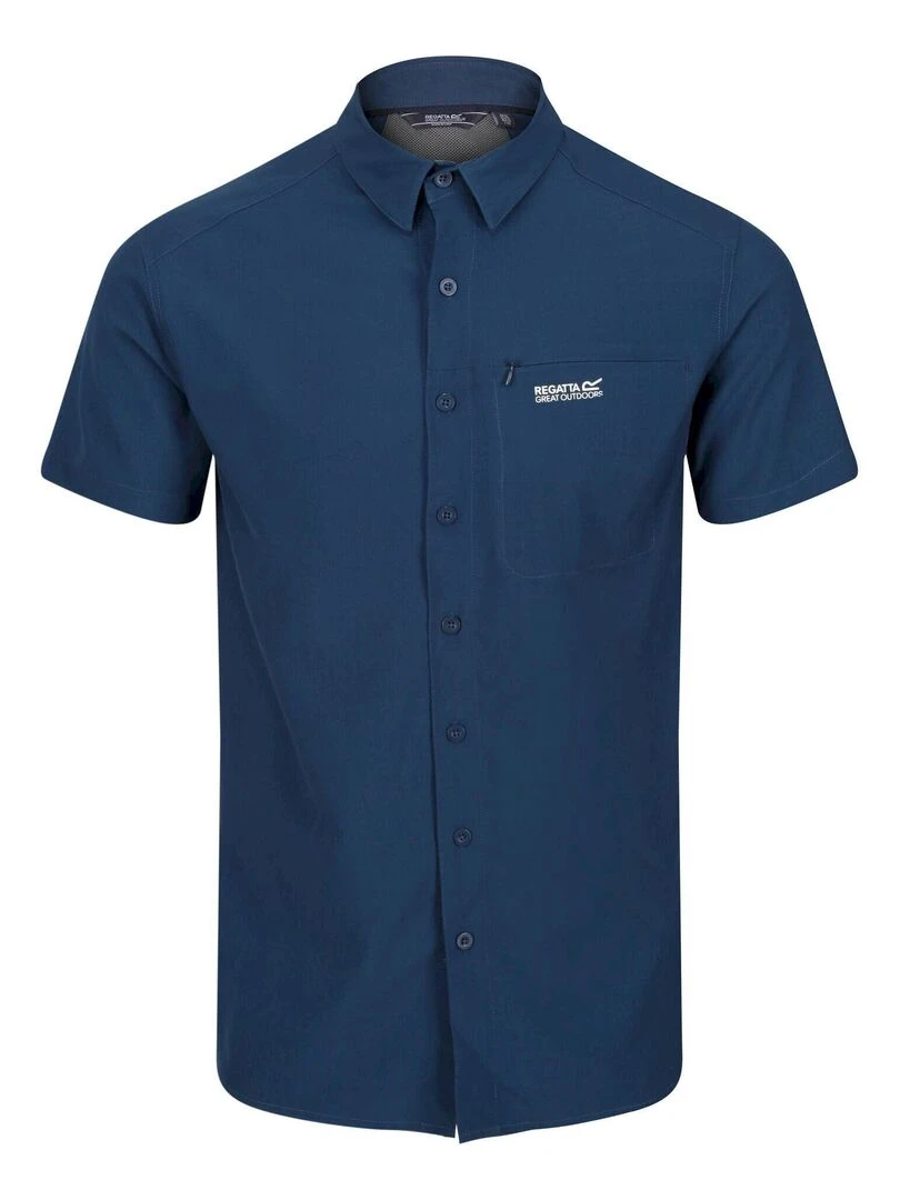Regatta Chemise manches courtes KIOGA Bleu foncé