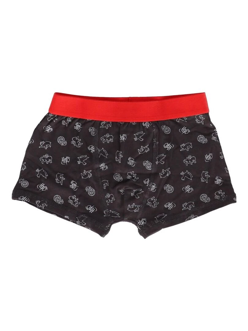 Lot de 5 boxers Harry Potter Warner 8/9 ans   Garçon   95% Coton/5% Elasthanne   Rouge