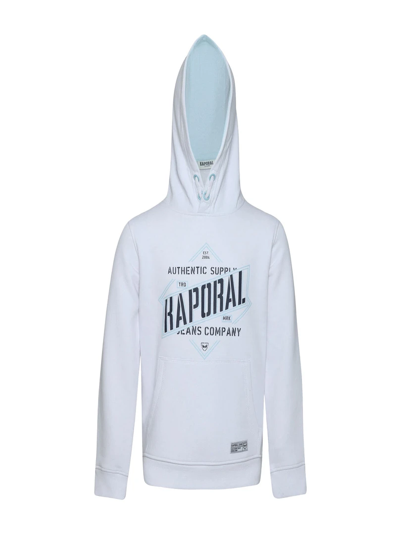 Sweat A Capuche Kaporal Rojo B32 Blanc