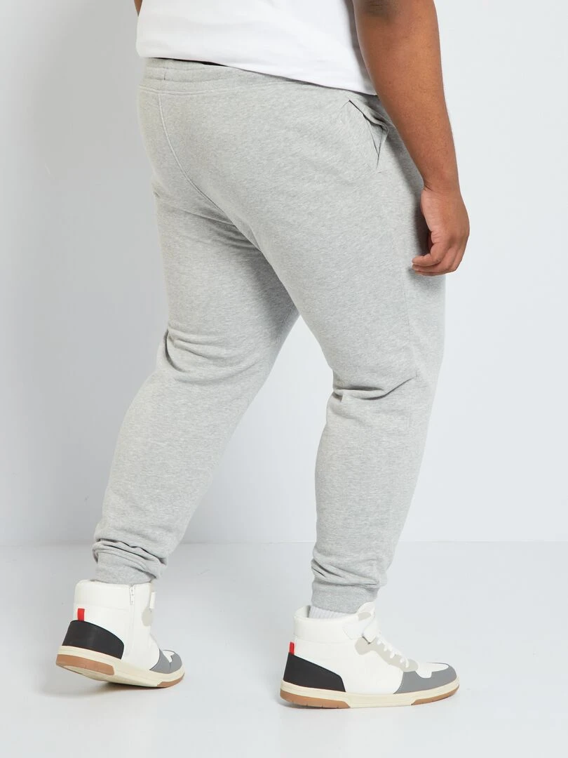 Pantalon de jogging en molleton Gris clair