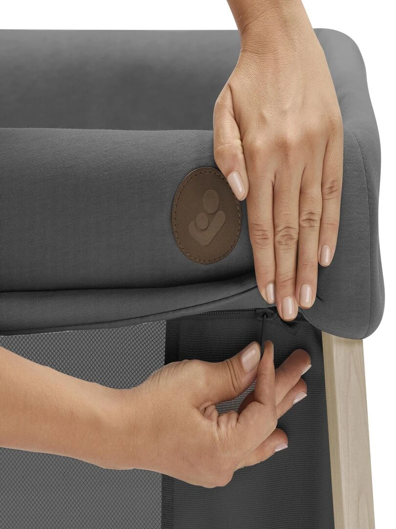 MAXI COSI IRIS ECO  Lit de voyage 2 en 1   Compact   De 0 à 3 ans  Beyond Graphite   Gris Gris