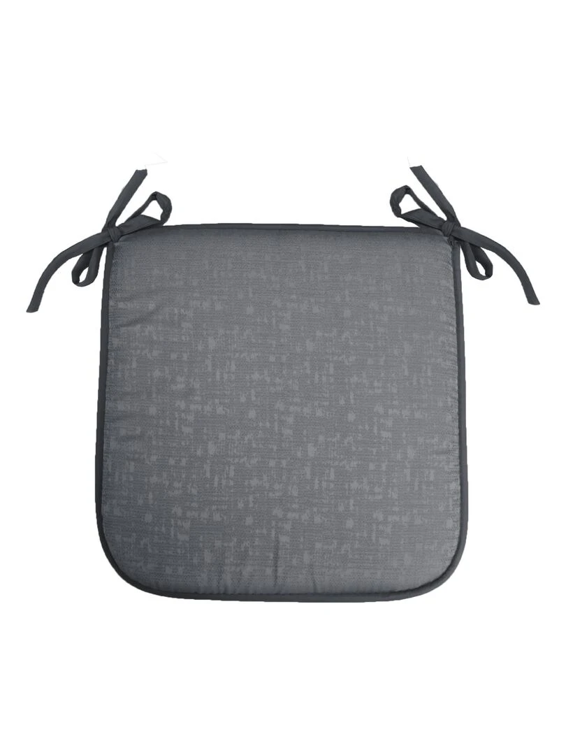 Coussin Galette de chaise Collection Chambray Newtons Noir