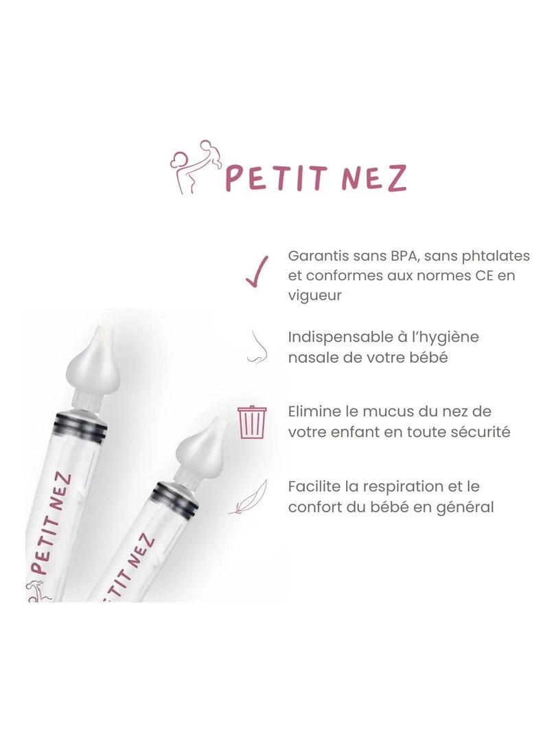 Recharges seringues nasales l Petit Nez ®️   Transparent