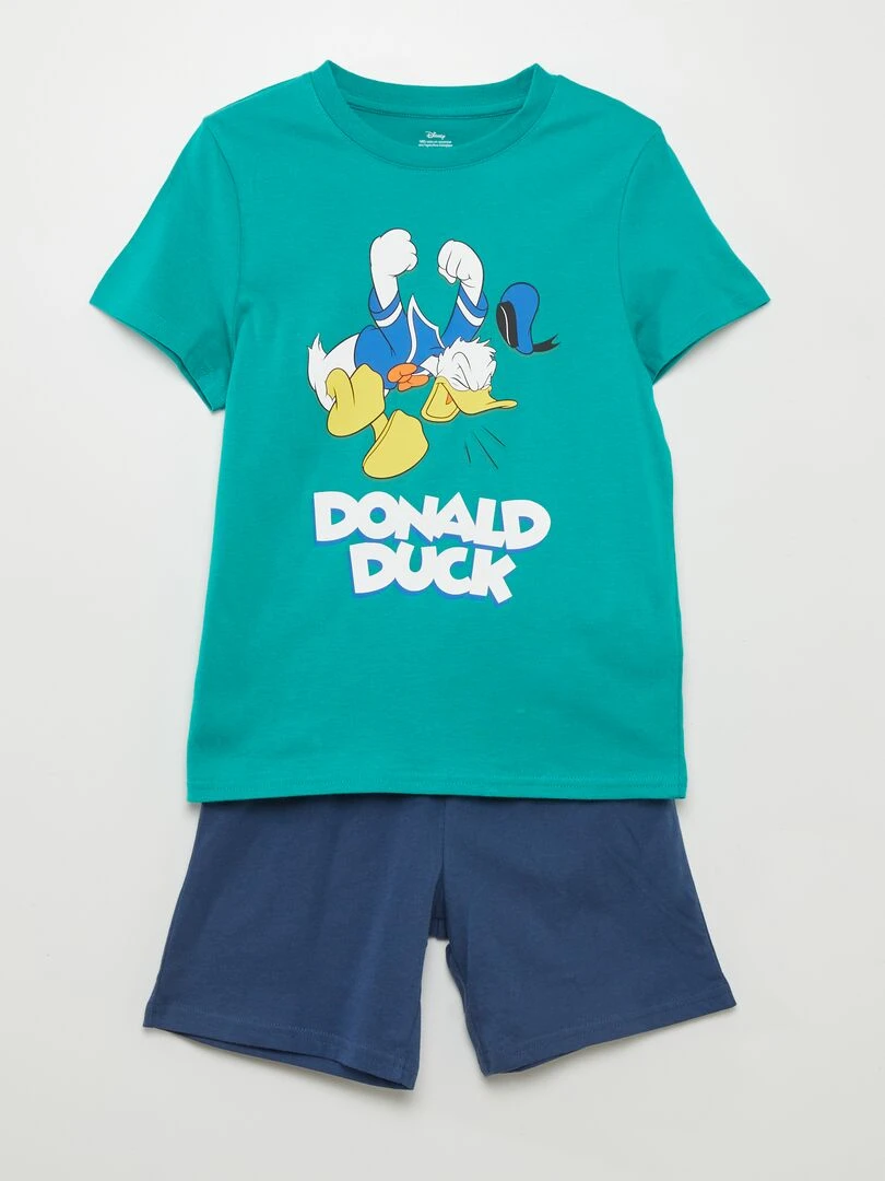 Pyjama court 'Disney' 2 pièces VERT