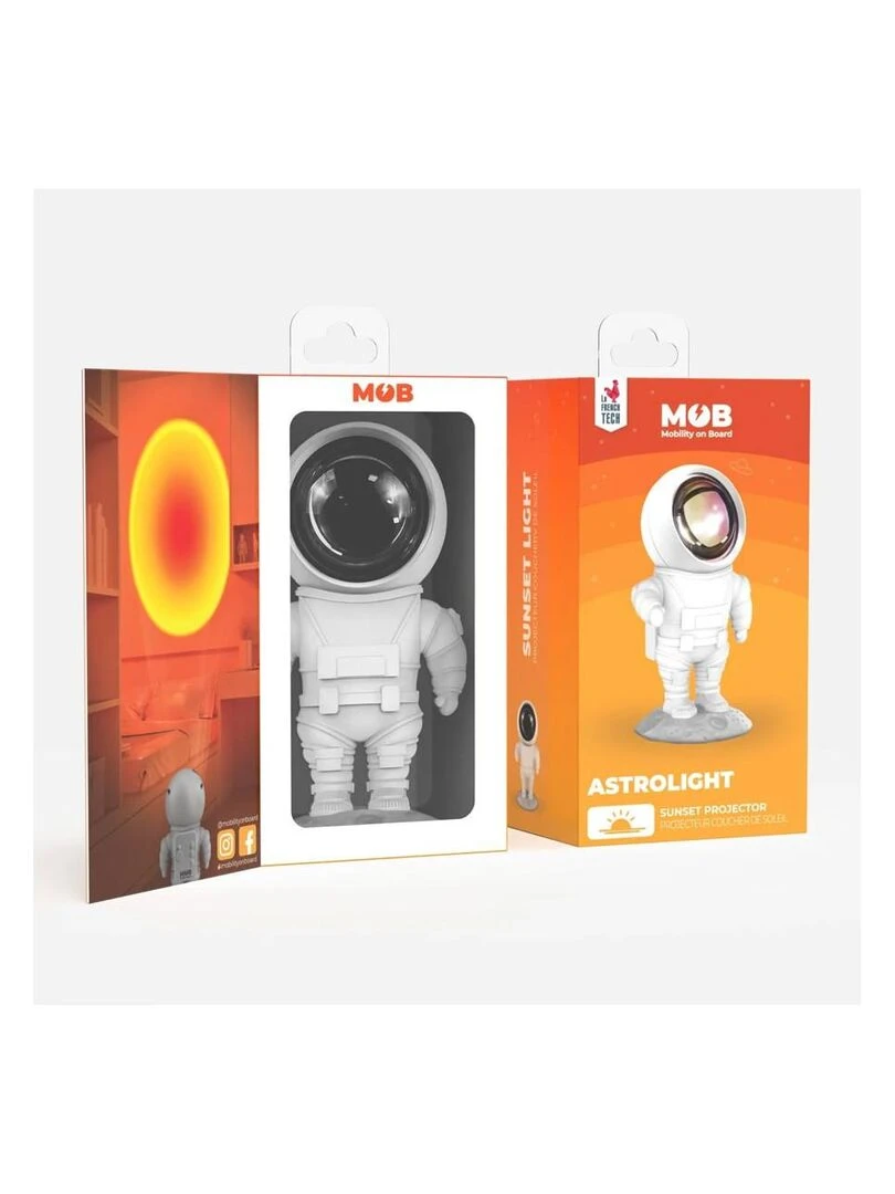 Mob   Astro Light orange   Lampe projecteur coucher de soleil   Orange