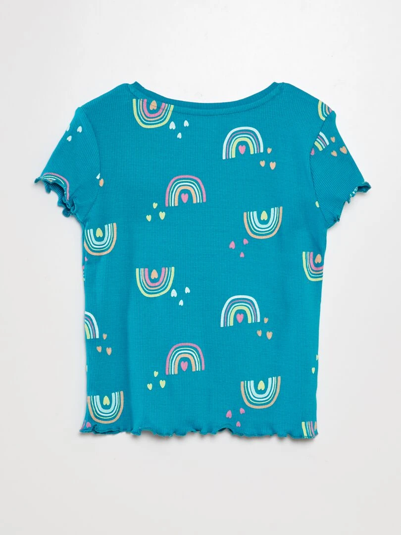 T shirt manches courtes   Arc en ciel